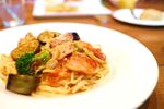 茄子意面美食