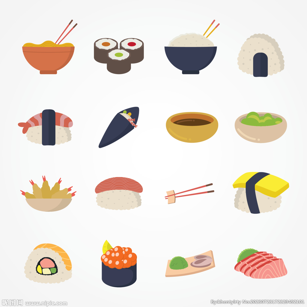 卡通日本料理