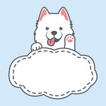 卡通萨摩耶