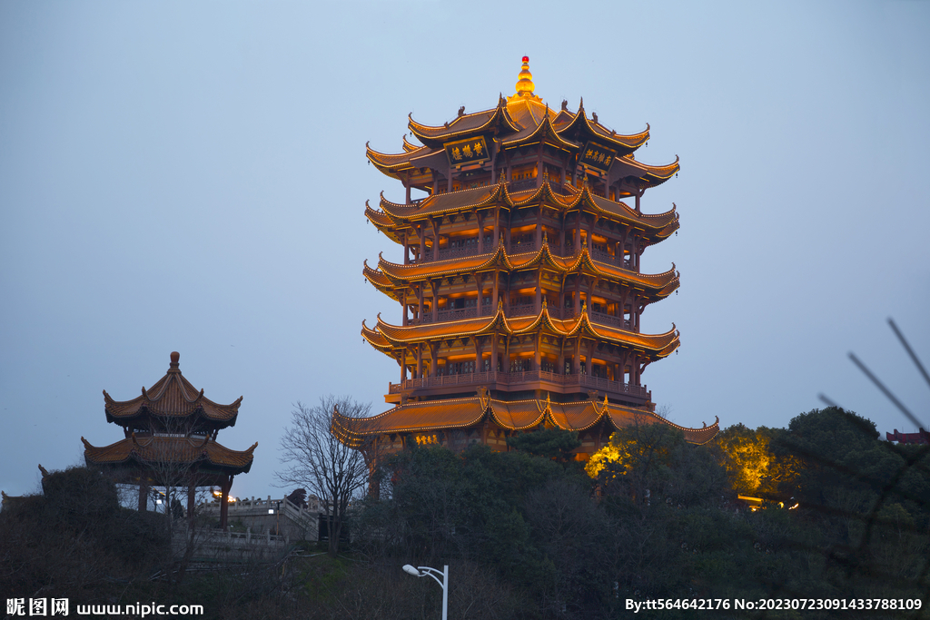 黄鹤楼夜景