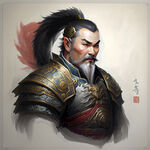赵子龙，人物画，手绘