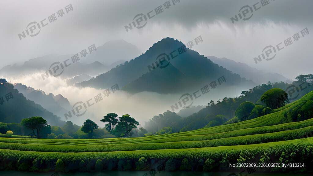 茶山 顾名思义 山多林密