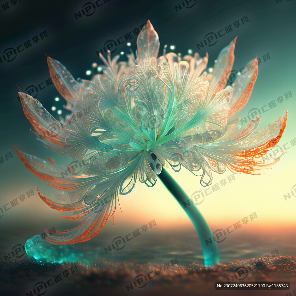 彼岸花 晶莹剔透 梦幻 超现实