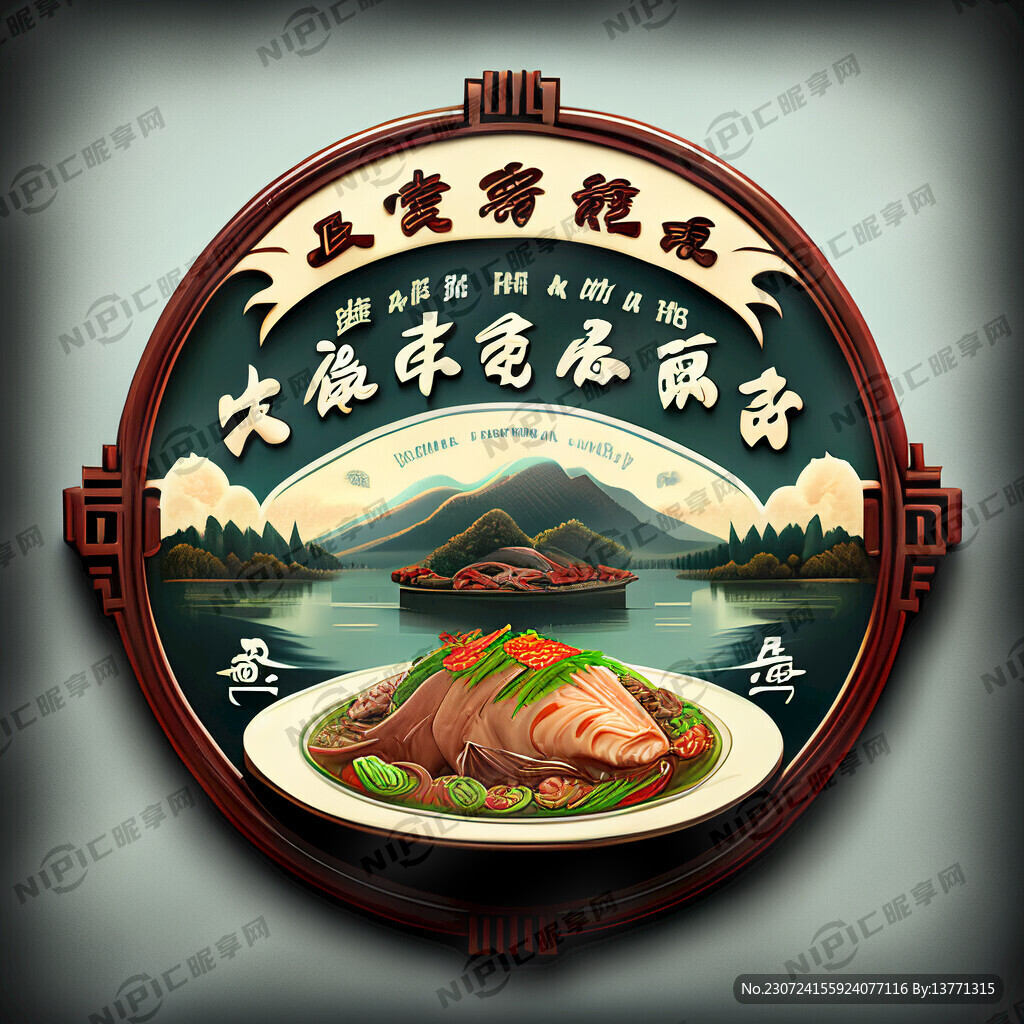 湖北菜 餐厅招牌