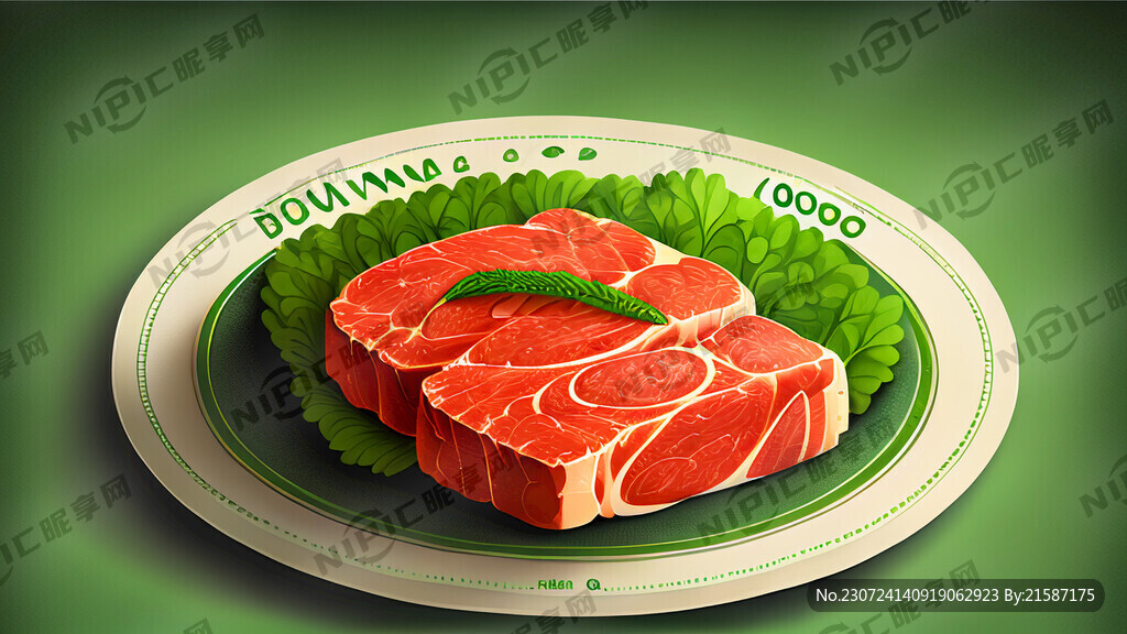 扣肉食品标签 绿色食品