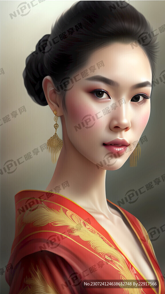 AI创作图小清晰nipic.com-昵图网