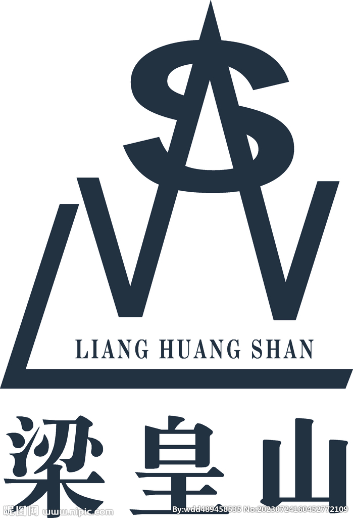 梁皇山logo