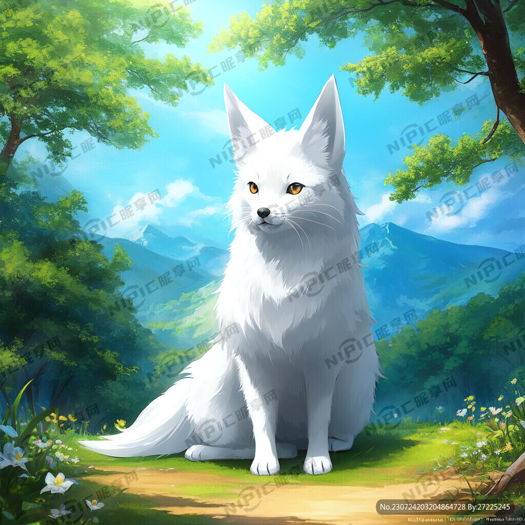 山中小白狐