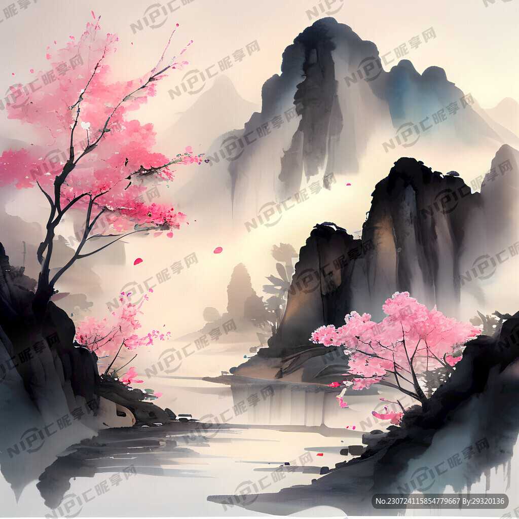 游戏梦幻唯美新中式风景 超高清