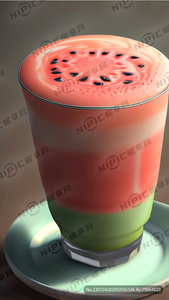 西瓜拿铁