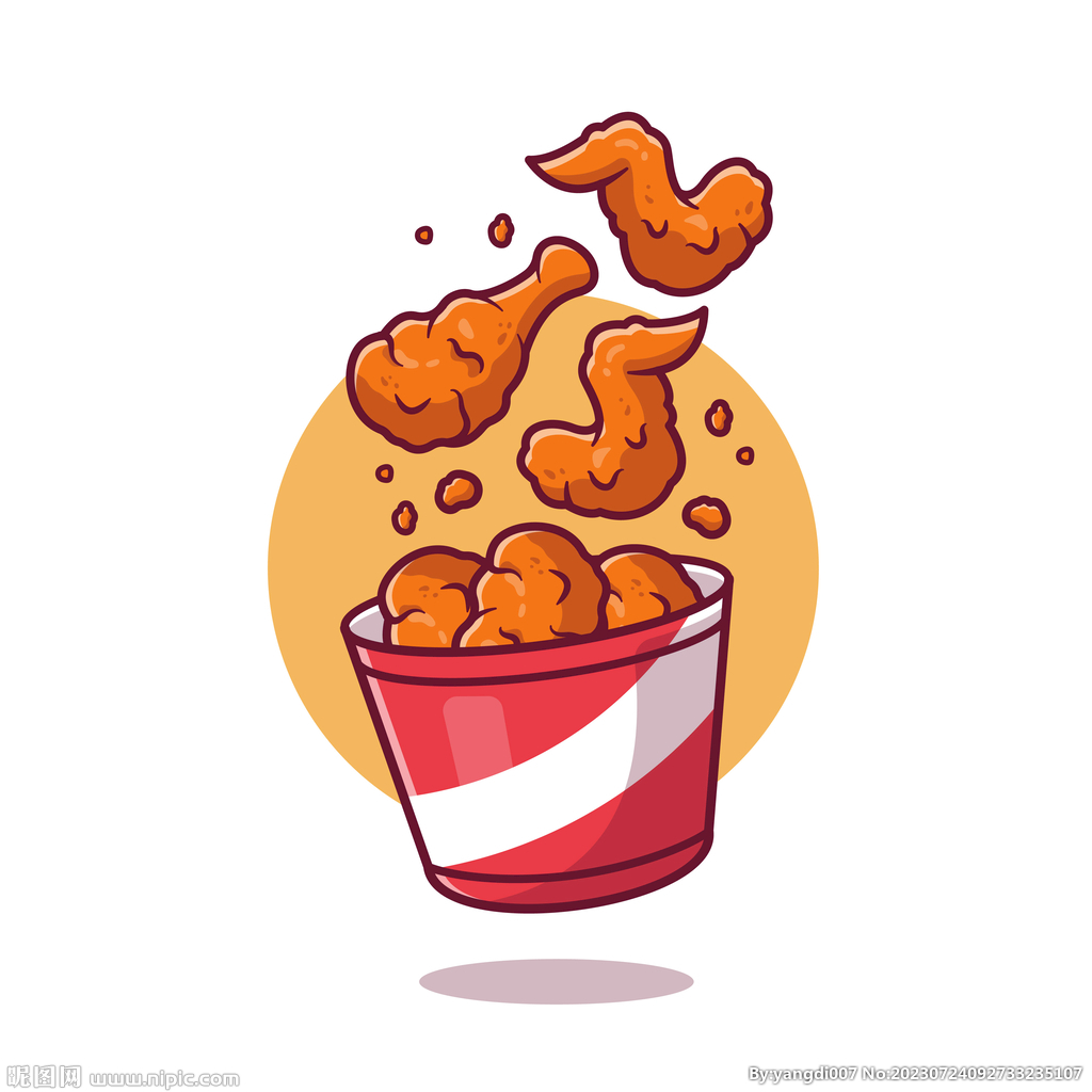 汉堡炸鸡可爱卡通图片设计图__卡通设计_广告设计_设计图库_昵图网nipic.com