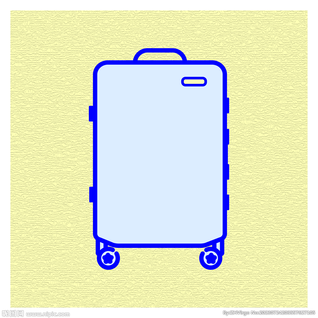 行李箱icon设计原创小物件