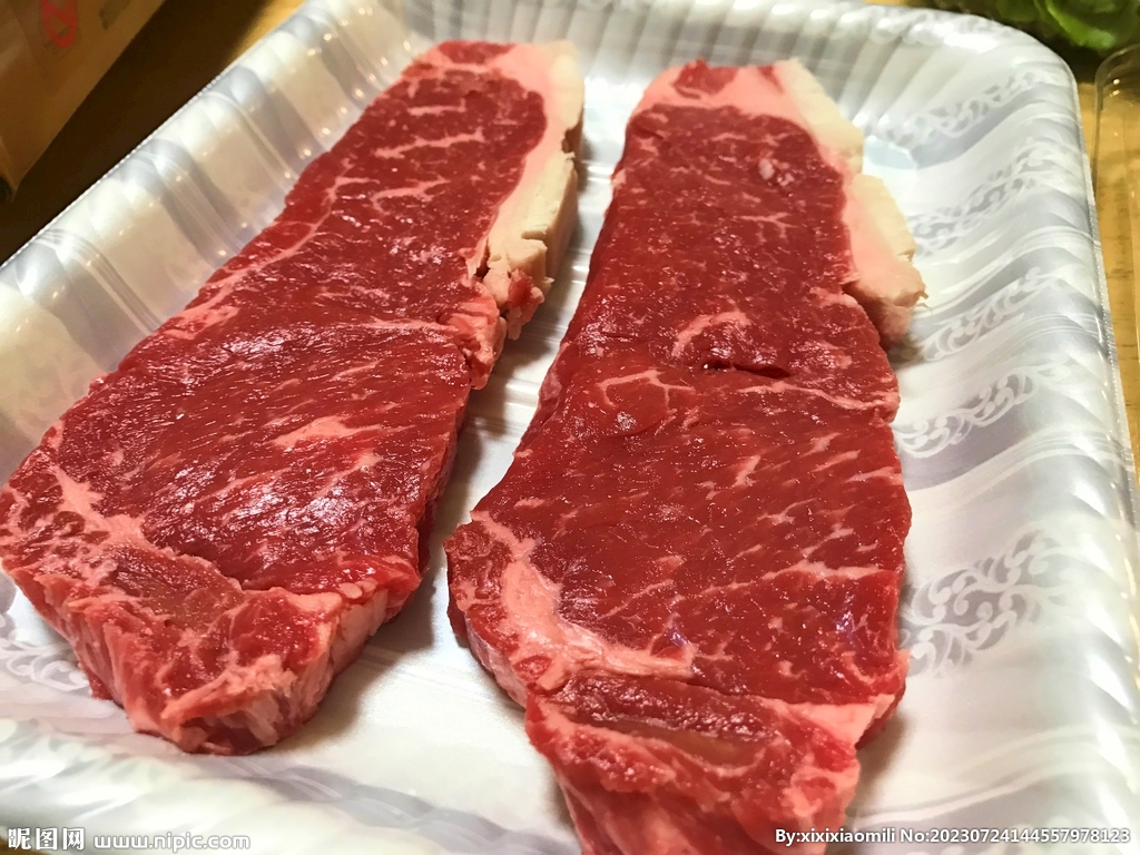 新鲜牛肉食材