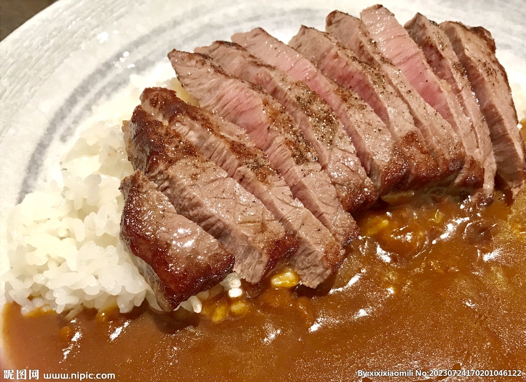 牛肉套餐饭美食