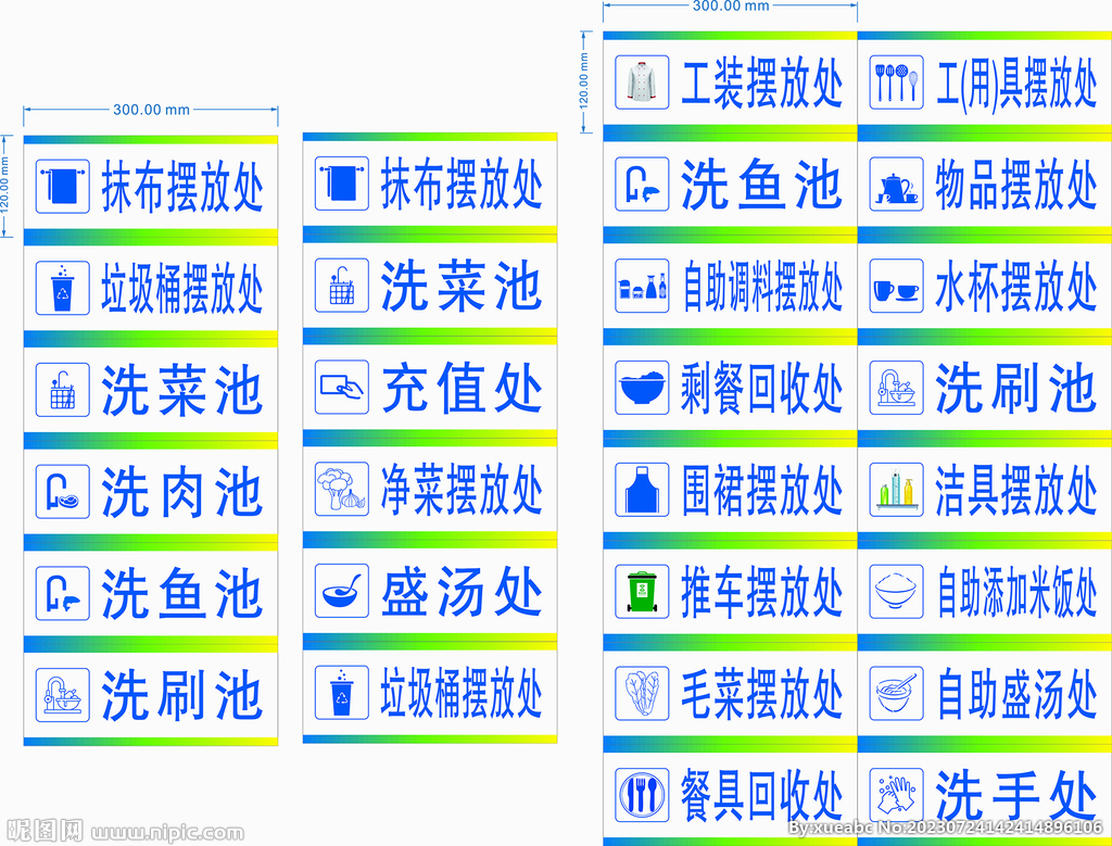 厨房标签