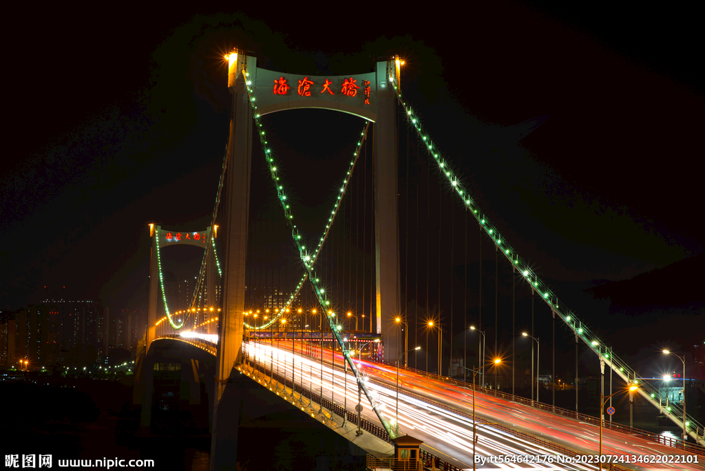 厦门海沧大桥夜景