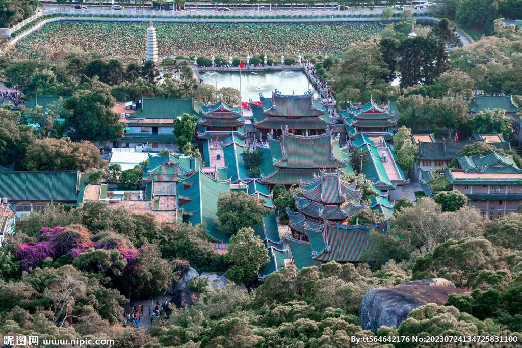 厦门南普陀寺全景