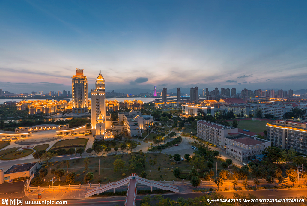 厦门集美大学夜景