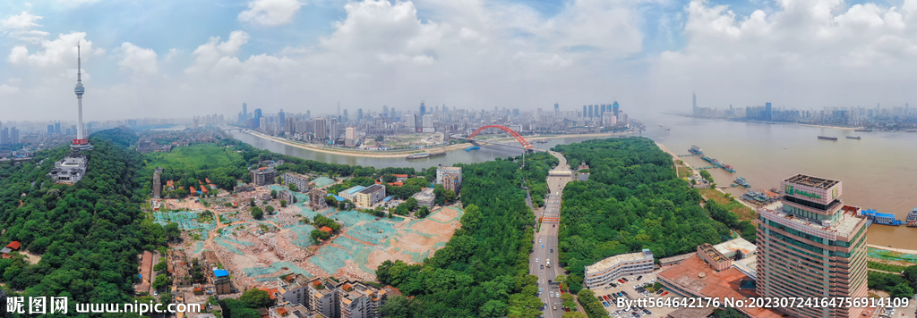 武汉南岸嘴全景