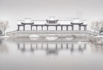 武汉沙湖公园雪景