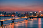 武汉长江二桥夜景