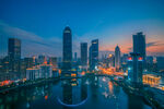 武汉金融街城市夜景