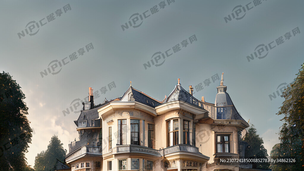 法式建筑别墅效果