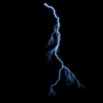 线状惊雷闪电