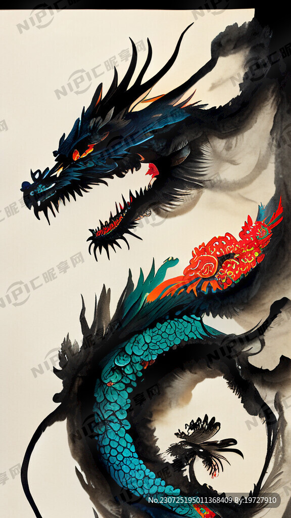 龙剪纸