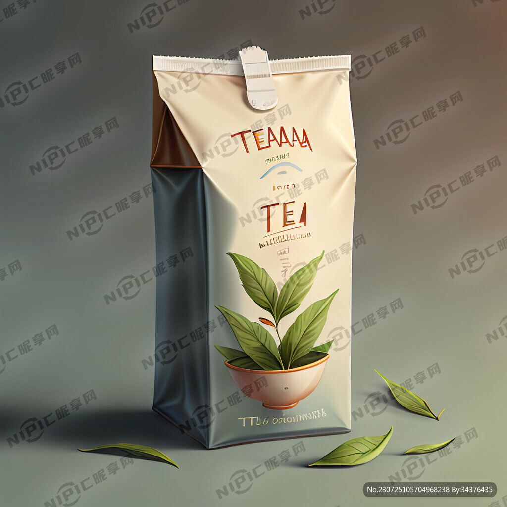 茶包装插画