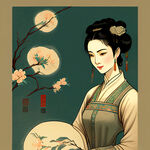 中式古典插画