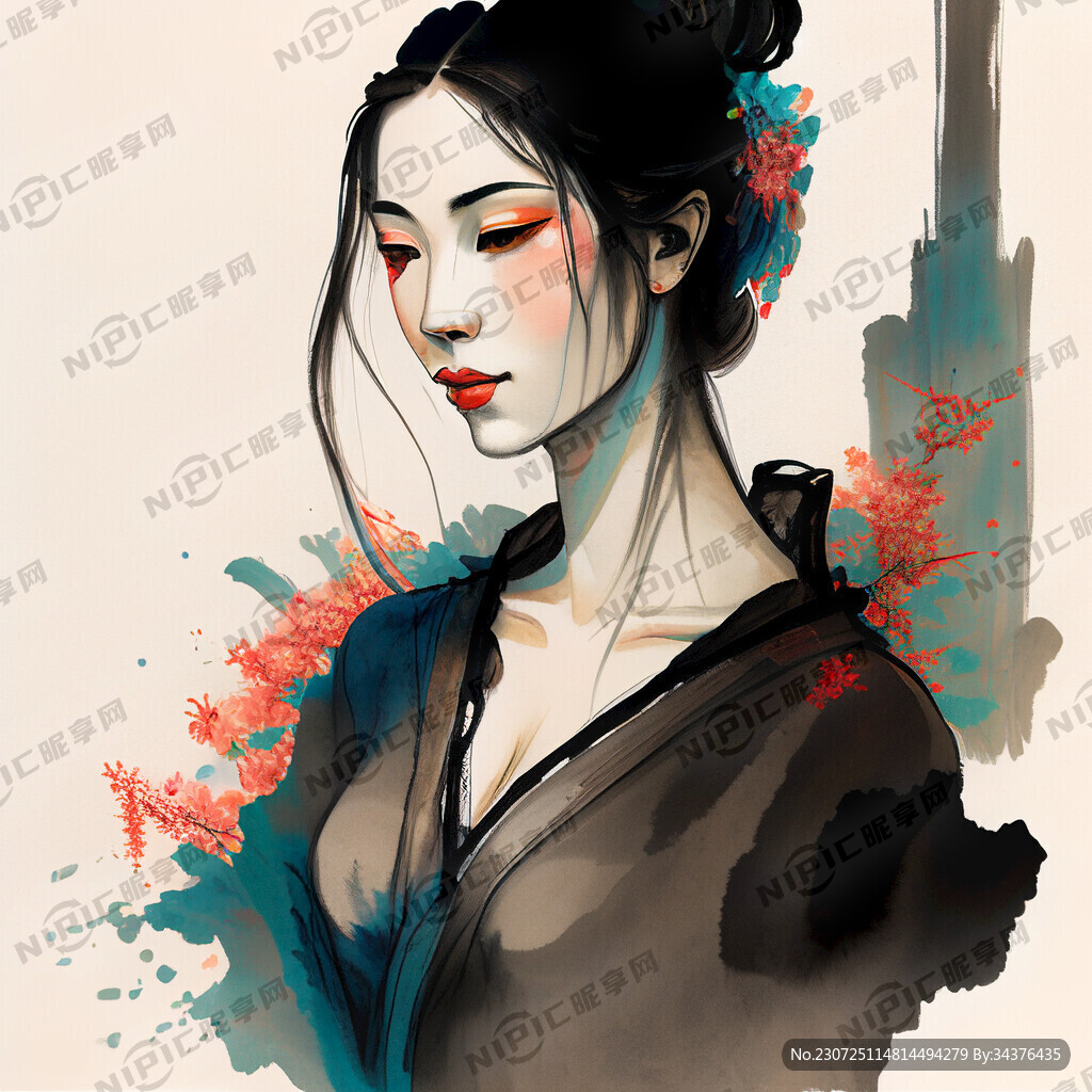 中式古典插画