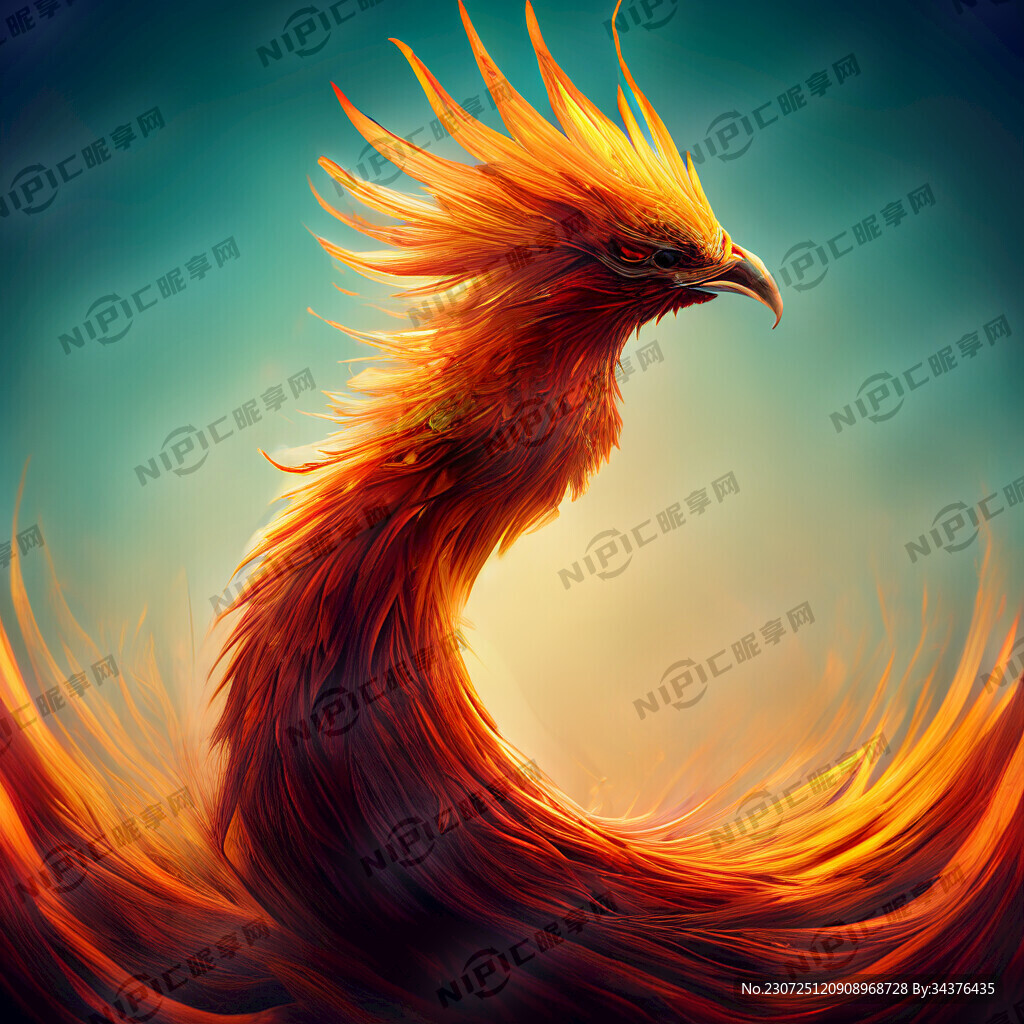 凤凰插画