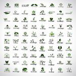 环保logo  植物logo 