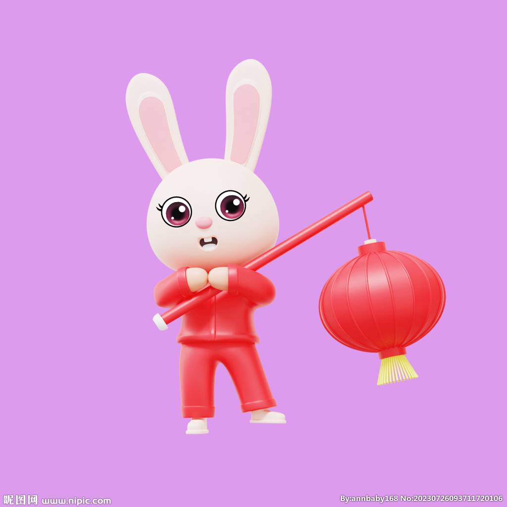 3D动画兔子 