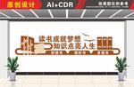 图书室图书馆文化墙