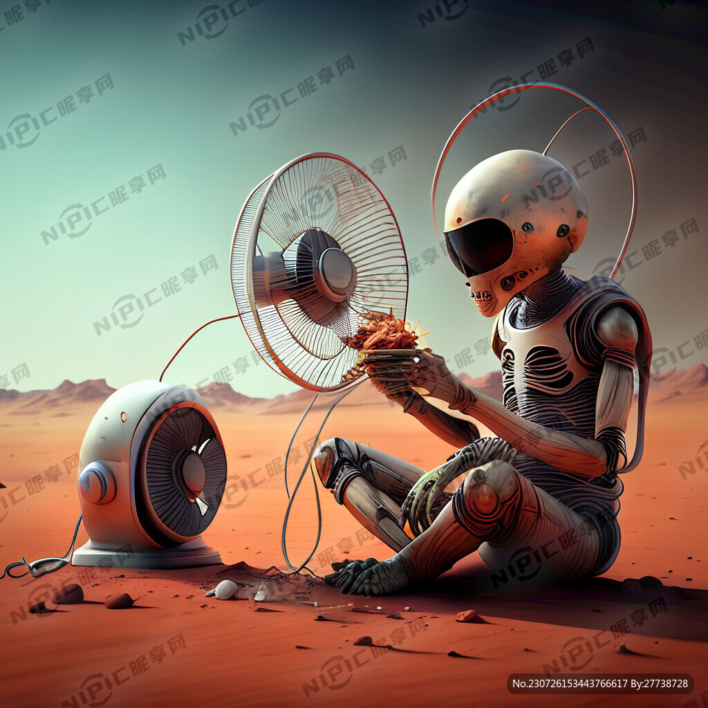 火星人吃电风扇