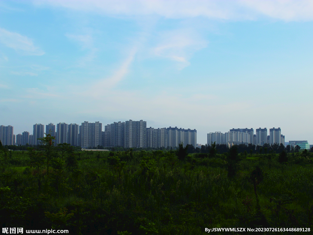 蓝天  城市    风景   