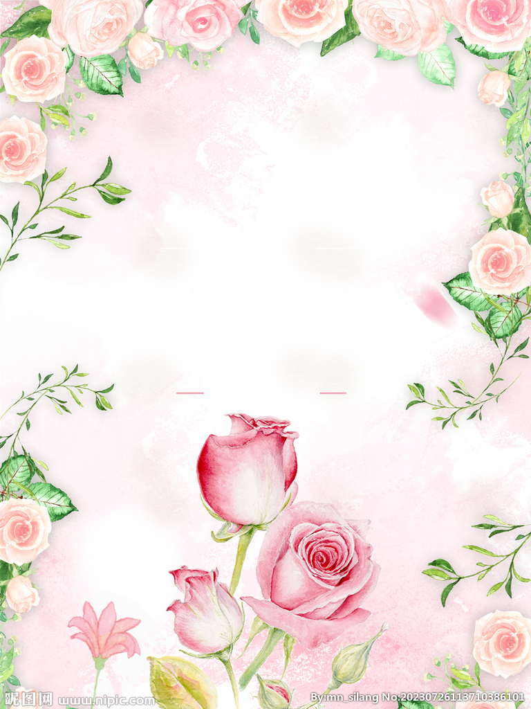  玫瑰花背景