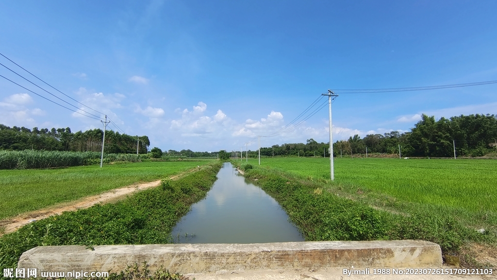 南康镇陂塘村田园风光