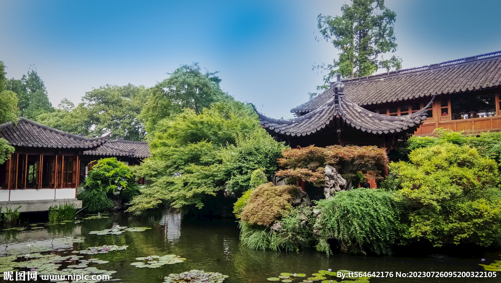江南园林庭院