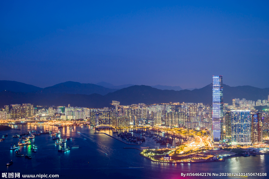 城市夜景图片