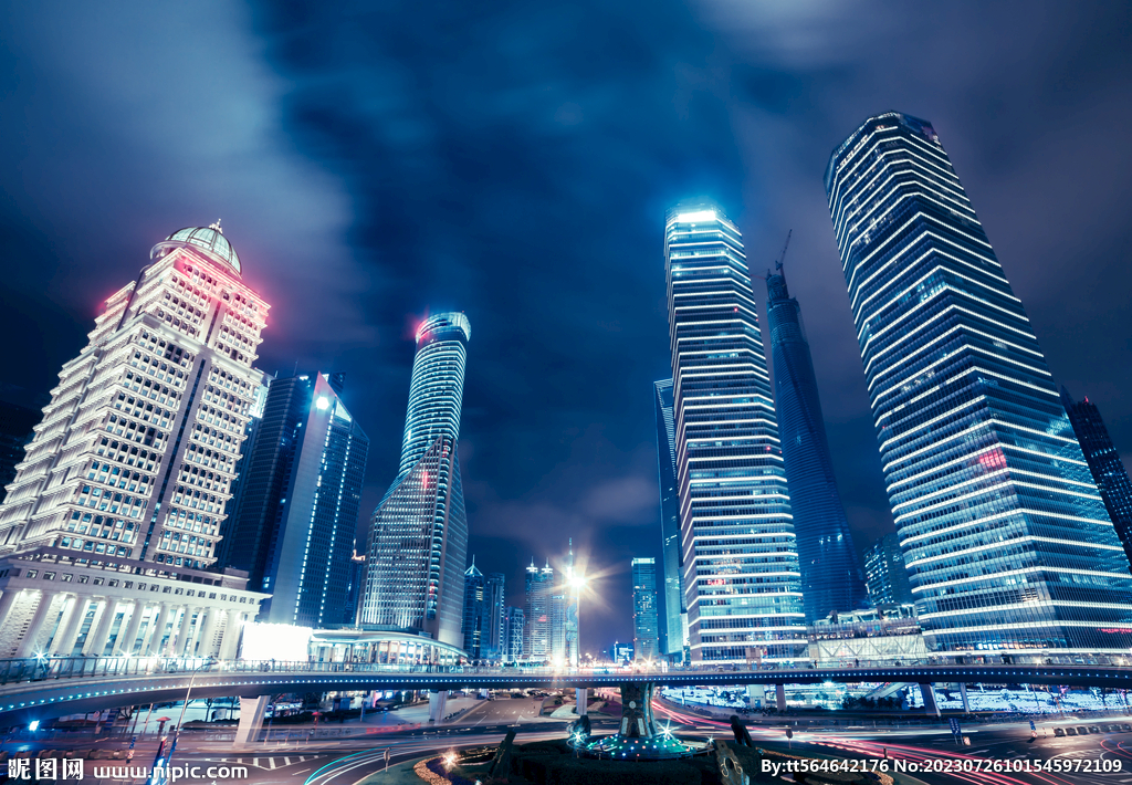 城市夜景图片