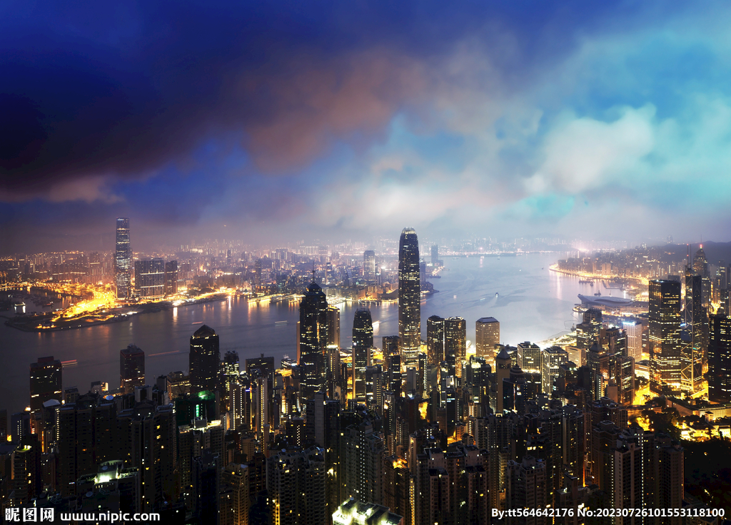 城市夜景图片