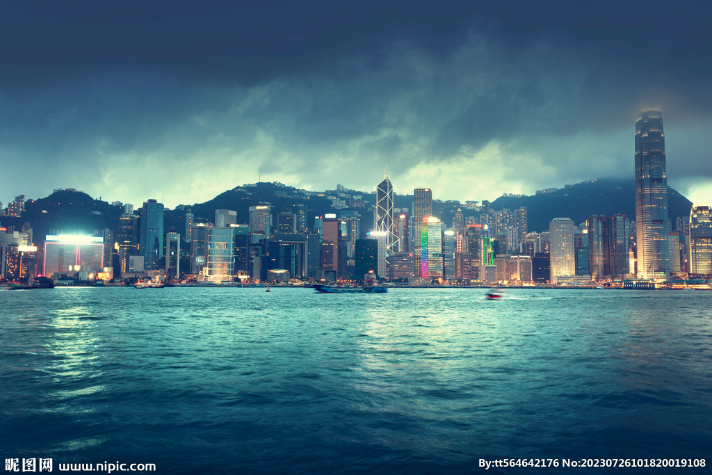 繁华都市夜景