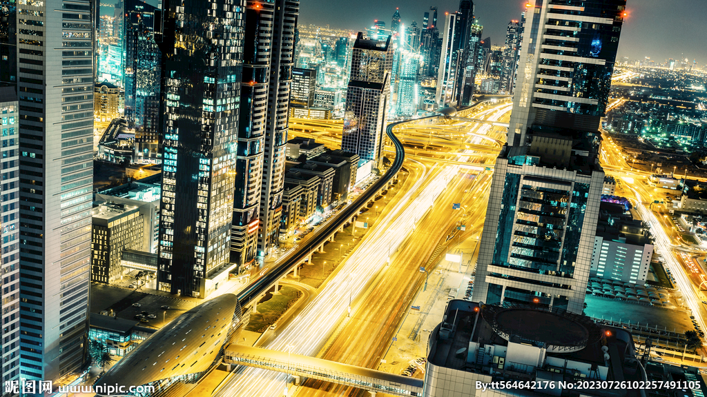 都市夜景摄影图__建筑摄影_建筑园林_摄影图库_昵图网