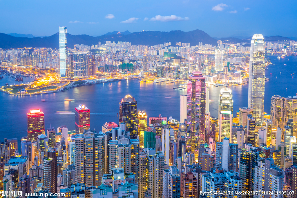 城市夜景图片