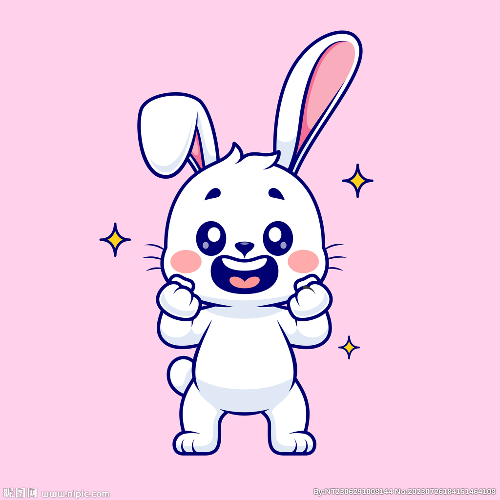 可爱卡通兔子