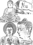 佛祖白描