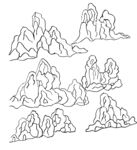 山白描